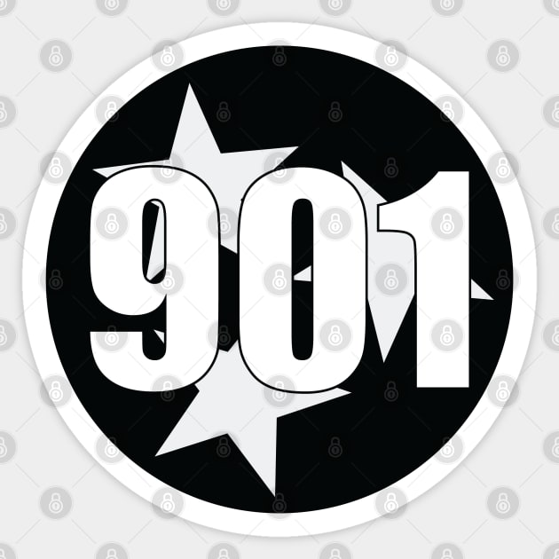 Tennessee - 901 Sticker by dustinjax